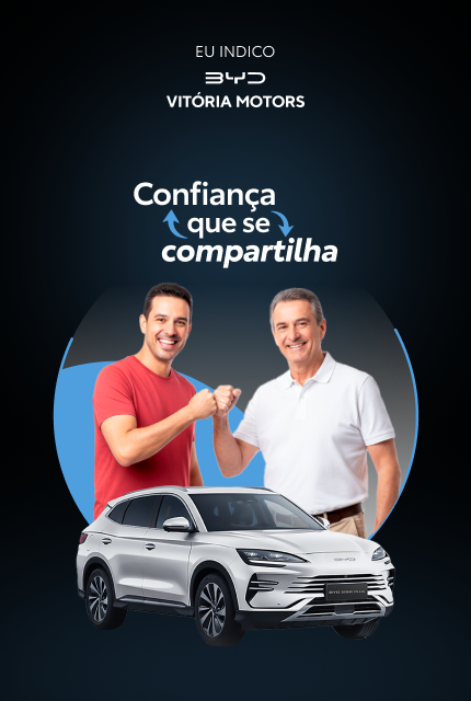 Programa Eu Indico BYD Vitória Motors — Banner